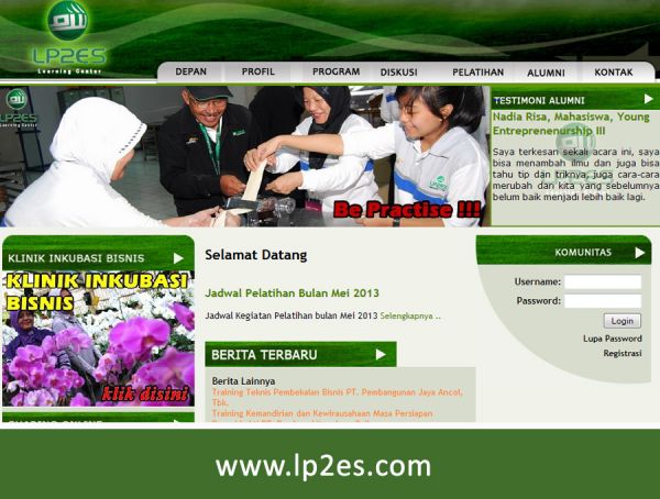 Website LP2ES Daarut Tauhiid