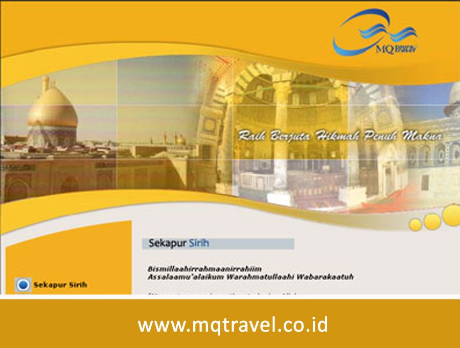 Website MQTravel Baru