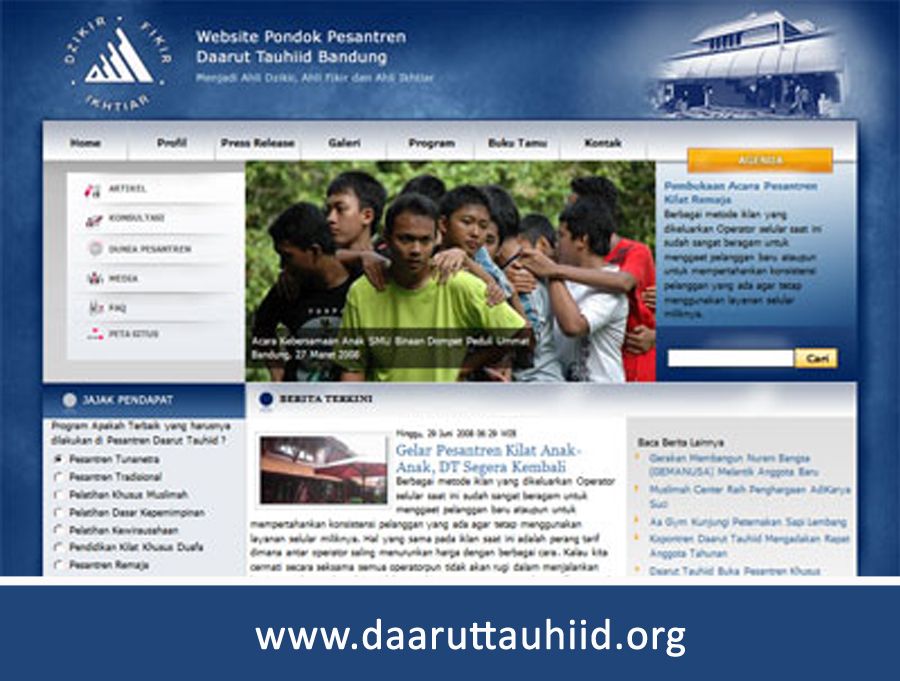 Website Ponpes DT